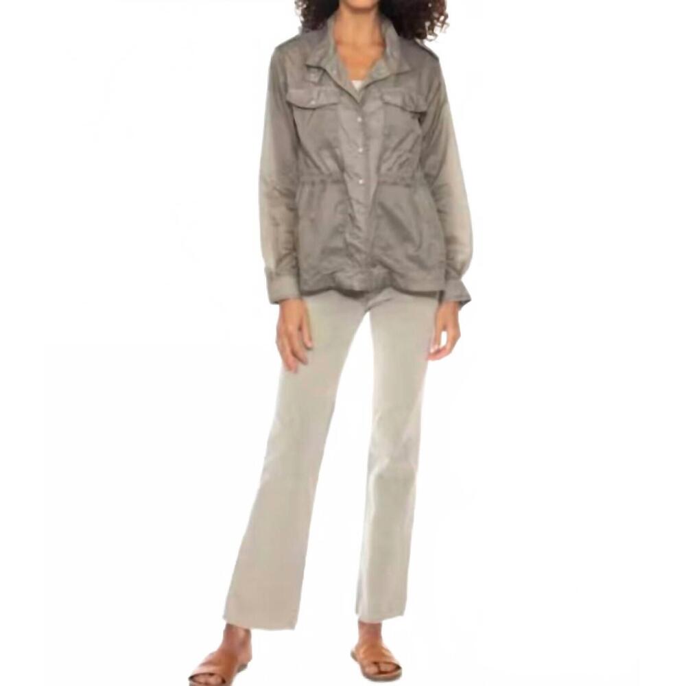 NEW HELLO NITE ultra light utility jacket in olive